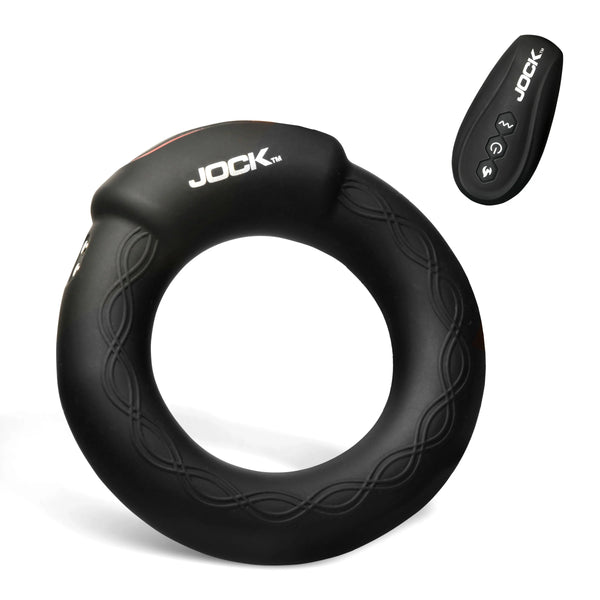 Jock Enhancers Rumbler Remote Controlled Vibrating & Warming Rechargeable C-Ring - 2"