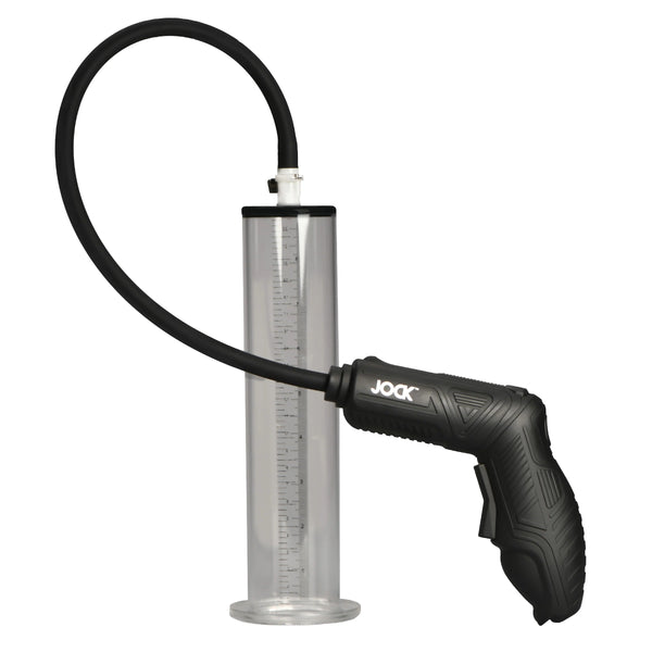 Jock Power Pumper Automatic Rechargeable Penis Pump with Cylinder