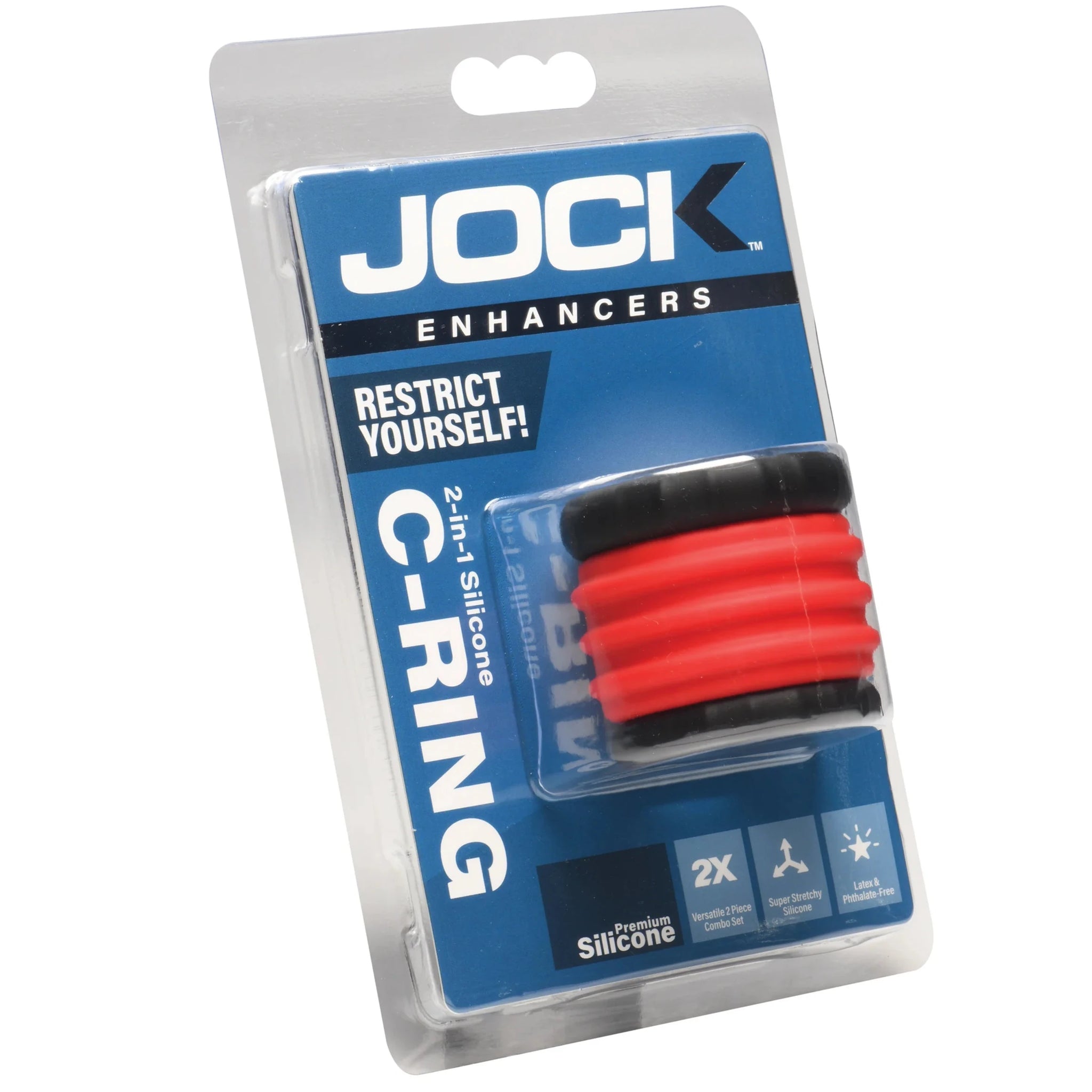 Jock Enhancers 2-In-1 Silicone Cock Ring