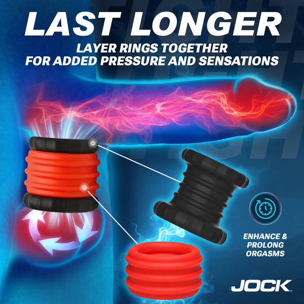 Jock Enhancers 2-In-1 Silicone Cock Ring