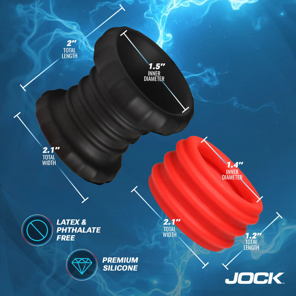 Jock Enhancers 2-In-1 Silicone Cock Ring
