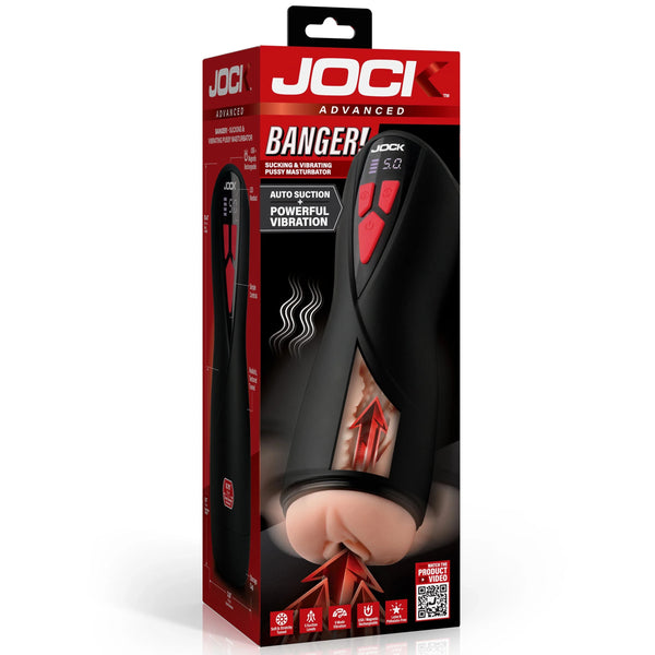 Jock Advanced Banger Sucking & Vibrating Pussy Masturbator