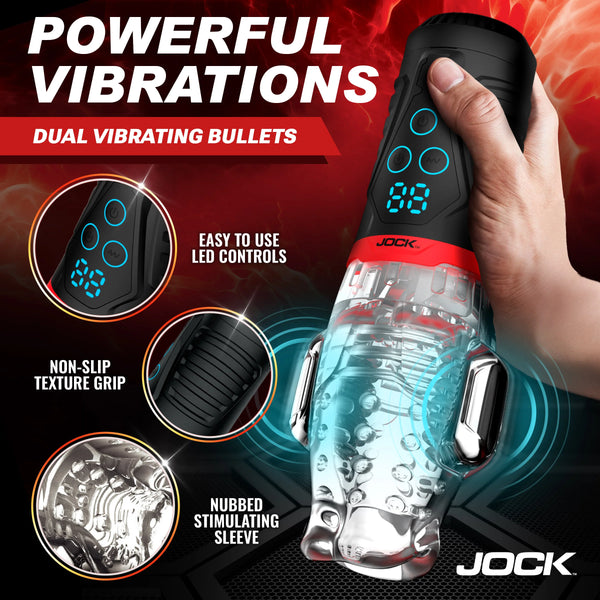 Jock Advanced Power Suck Sucking & Vibrating Masturbator