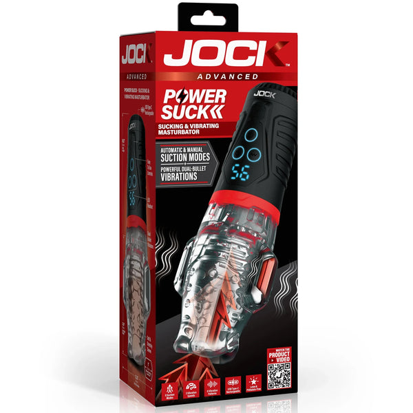 Jock Advanced Power Suck Sucking & Vibrating Masturbator