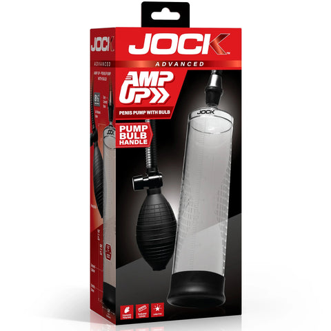 Jock Advanced Amp Up Penis Pump with Bulb