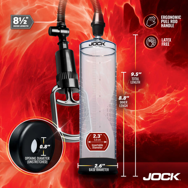 Jock Advanced Amp Up Penis Pump with Pull Handle