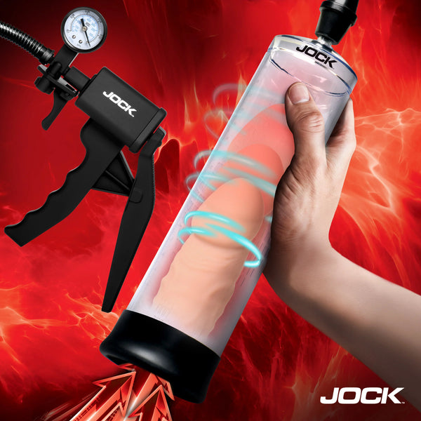 Jock Advanced Pump Up Penis Pump with Gauge & Trigger Handle