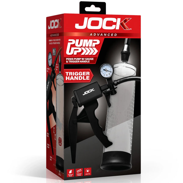 Jock Advanced Pump Up Penis Pump with Gauge & Trigger Handle