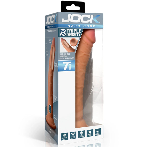 Jock Hard-Core 7" Triple Density Dildo - Medium