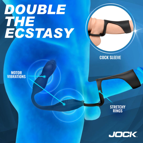 Hype Max Thrusting & Vibrating Anal Plug with C-Ring & Remote Control