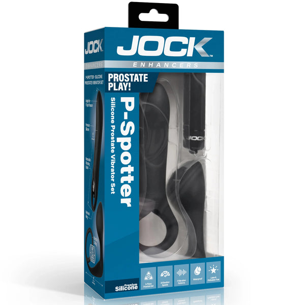 Jock Enhancers P-Spotter Silicone Prostate Vibrator Set