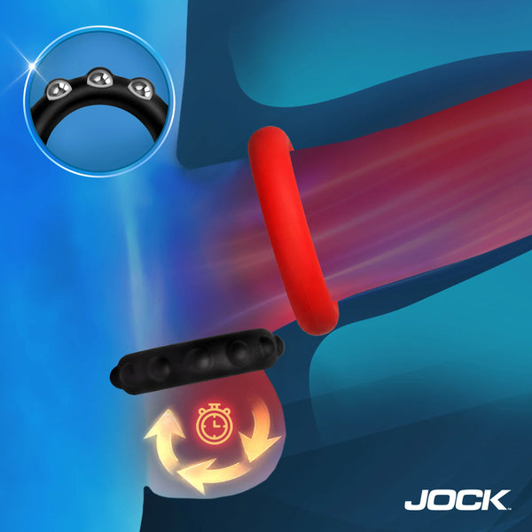 Jock Enhancers Weighted Silicone C-Ring Set
