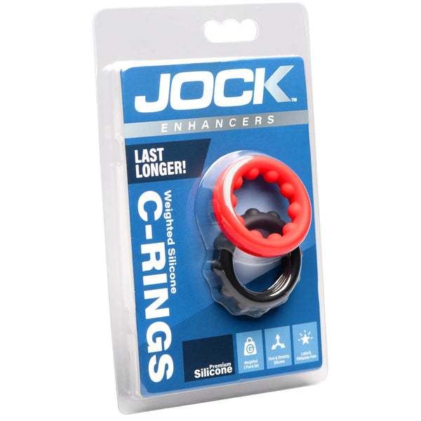 Jock Enhancers Weighted Silicone C-Ring Set