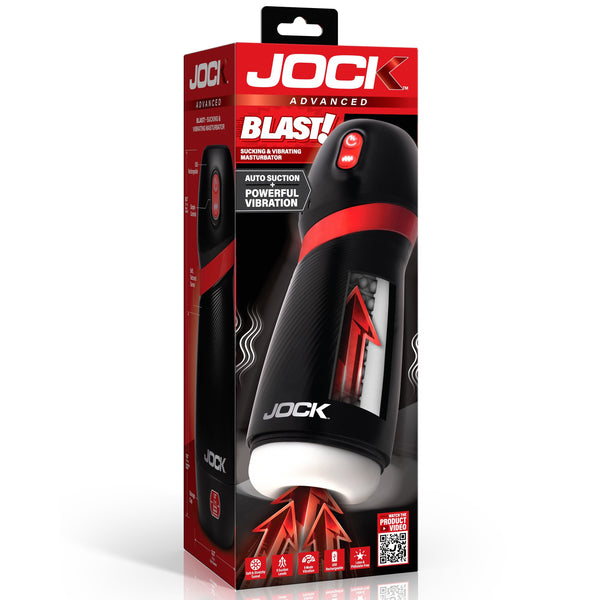 Jock Advanced BLAST! Sucking & Vibrating Rechargeable Masturbator