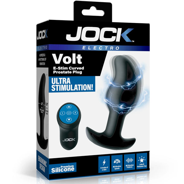 Jock Electro Volt E-Stim Curved Prostate Plug
