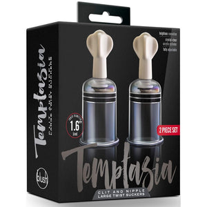 Temptasia Clit & Nipple Large Twist Suckers - Set of 2