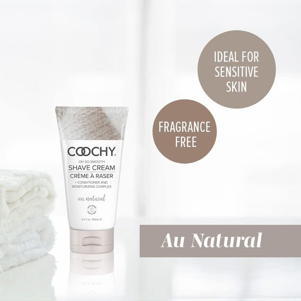 Classic Brands COOCHY Oh So Smooth Au Natural Fragrance Free Shave Cream - 100ml - Extreme Toyz Singapore - https://extremetoyz.com.sg - Sex Toys and Lingerie Online Store - Bondage Gear / Vibrators / Electrosex Toys / Wireless Remote Control Vibes / Sexy Lingerie and Role Play / BDSM / Dungeon Furnitures / Dildos and Strap Ons &nbsp;/ Anal and Prostate Massagers / Anal Douche and Cleaning Aide / Delay Sprays and Gels / Lubricants and more...