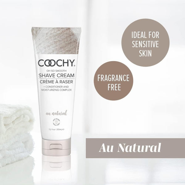 Classic Brands COOCHY Oh So Smooth Au Natural Fragrance Free Shave Cream - 213ml - Extreme Toyz Singapore - https://extremetoyz.com.sg - Sex Toys and Lingerie Online Store - Bondage Gear / Vibrators / Electrosex Toys / Wireless Remote Control Vibes / Sexy Lingerie and Role Play / BDSM / Dungeon Furnitures / Dildos and Strap Ons &nbsp;/ Anal and Prostate Massagers / Anal Douche and Cleaning Aide / Delay Sprays and Gels / Lubricants and more...