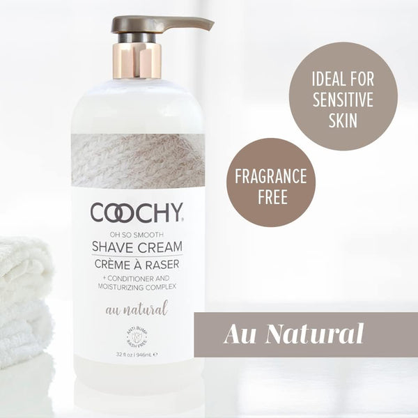 Classic Brands COOCHY Oh So Smooth Au Natural Fragrance Free Shave Cream - 946ml - Extreme Toyz Singapore - https://extremetoyz.com.sg - Sex Toys and Lingerie Online Store - Bondage Gear / Vibrators / Electrosex Toys / Wireless Remote Control Vibes / Sexy Lingerie and Role Play / BDSM / Dungeon Furnitures / Dildos and Strap Ons &nbsp;/ Anal and Prostate Massagers / Anal Douche and Cleaning Aide / Delay Sprays and Gels / Lubricants and more...