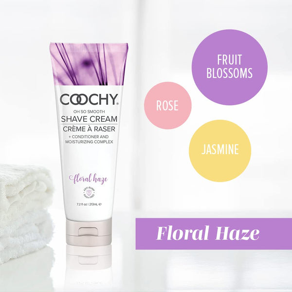 Classic Brands COOCHY Oh So Smooth Floral Haze Shave Cream - 213ml - Extreme Toyz Singapore - https://extremetoyz.com.sg - Sex Toys and Lingerie Online Store - Bondage Gear / Vibrators / Electrosex Toys / Wireless Remote Control Vibes / Sexy Lingerie and Role Play / BDSM / Dungeon Furnitures / Dildos and Strap Ons &nbsp;/ Anal and Prostate Massagers / Anal Douche and Cleaning Aide / Delay Sprays and Gels / Lubricants and more...