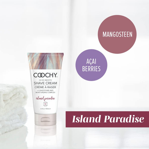 Classic Brands COOCHY Oh So Smooth Island Paradise Shave Cream - 100ml - Extreme Toyz Singapore - https://extremetoyz.com.sg - Sex Toys and Lingerie Online Store - Bondage Gear / Vibrators / Electrosex Toys / Wireless Remote Control Vibes / Sexy Lingerie and Role Play / BDSM / Dungeon Furnitures / Dildos and Strap Ons &nbsp;/ Anal and Prostate Massagers / Anal Douche and Cleaning Aide / Delay Sprays and Gels / Lubricants and more...