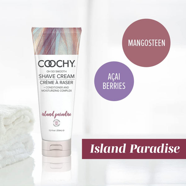 Classic Brands COOCHY Oh So Smooth Island Paradise Shave Cream - 213ml - Extreme Toyz Singapore - https://extremetoyz.com.sg - Sex Toys and Lingerie Online Store - Bondage Gear / Vibrators / Electrosex Toys / Wireless Remote Control Vibes / Sexy Lingerie and Role Play / BDSM / Dungeon Furnitures / Dildos and Strap Ons &nbsp;/ Anal and Prostate Massagers / Anal Douche and Cleaning Aide / Delay Sprays and Gels / Lubricants and more...