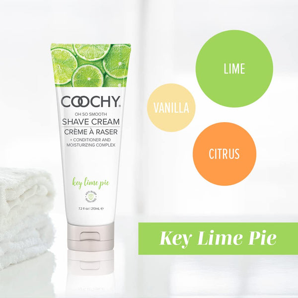 Classic Brands COOCHY Oh So Smooth Key Lime Pie Shave Cream - 213ml - Extreme Toyz Singapore - https://extremetoyz.com.sg - Sex Toys and Lingerie Online Store - Bondage Gear / Vibrators / Electrosex Toys / Wireless Remote Control Vibes / Sexy Lingerie and Role Play / BDSM / Dungeon Furnitures / Dildos and Strap Ons &nbsp;/ Anal and Prostate Massagers / Anal Douche and Cleaning Aide / Delay Sprays and Gels / Lubricants and more...