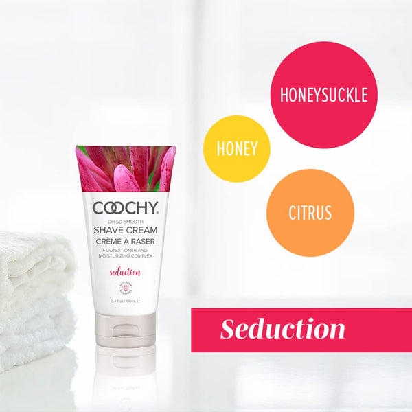 Classic Brands COOCHY Oh So Smooth Seduction Shave Cream - 100ml - Extreme Toyz Singapore - https://extremetoyz.com.sg - Sex Toys and Lingerie Online Store - Bondage Gear / Vibrators / Electrosex Toys / Wireless Remote Control Vibes / Sexy Lingerie and Role Play / BDSM / Dungeon Furnitures / Dildos and Strap Ons &nbsp;/ Anal and Prostate Massagers / Anal Douche and Cleaning Aide / Delay Sprays and Gels / Lubricants and more...