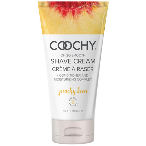 Classic Brands COOCHY Oh So Smooth Peachy Keen Shave Cream - 100ml - Extreme Toyz Singapore - https://extremetoyz.com.sg - Sex Toys and Lingerie Online Store - Bondage Gear / Vibrators / Electrosex Toys / Wireless Remote Control Vibes / Sexy Lingerie and Role Play / BDSM / Dungeon Furnitures / Dildos and Strap Ons &nbsp;/ Anal and Prostate Massagers / Anal Douche and Cleaning Aide / Delay Sprays and Gels / Lubricants and more...