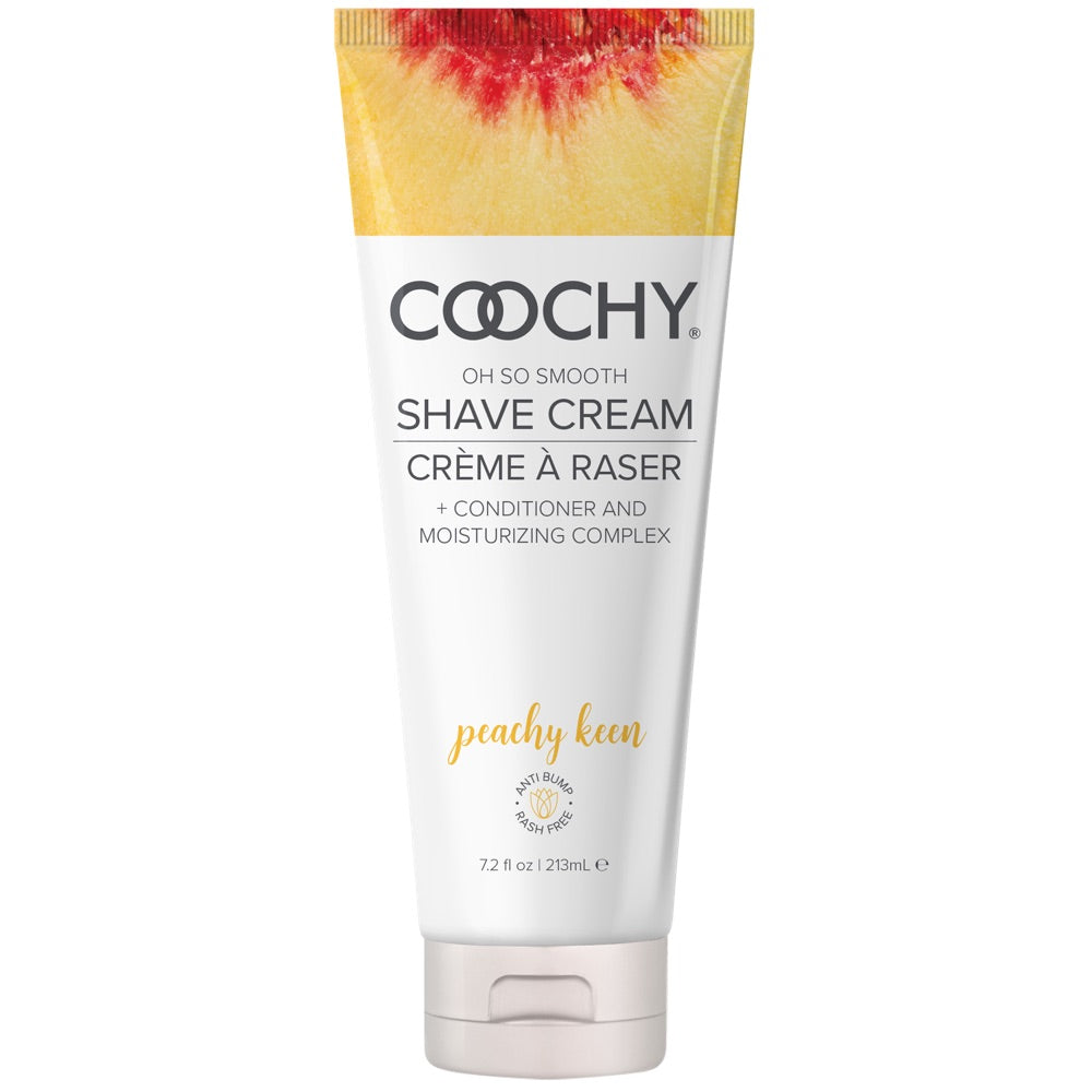 Classic Brands COOCHY Oh So Smooth Peachy Keen Shave Cream - 213ml - Extreme Toyz Singapore - https://extremetoyz.com.sg - Sex Toys and Lingerie Online Store - Bondage Gear / Vibrators / Electrosex Toys / Wireless Remote Control Vibes / Sexy Lingerie and Role Play / BDSM / Dungeon Furnitures / Dildos and Strap Ons &nbsp;/ Anal and Prostate Massagers / Anal Douche and Cleaning Aide / Delay Sprays and Gels / Lubricants and more...