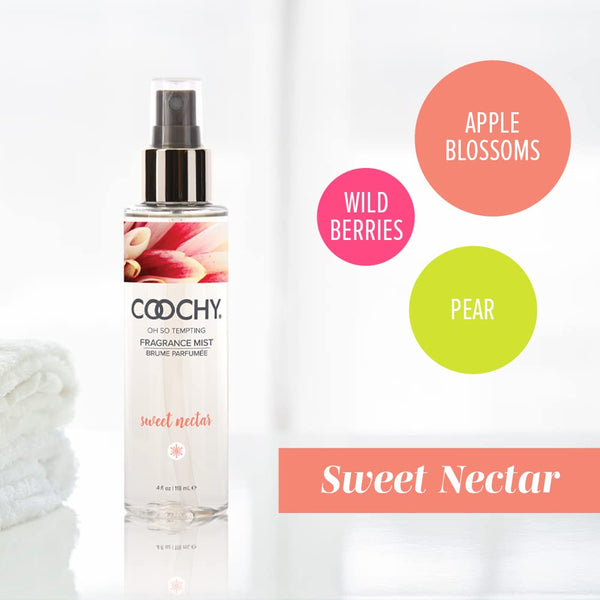 Classic Brands COOCHY Oh So Tempting Sweet Nectar Fragrance Mist - 118ml - Extreme Toyz Singapore - https://extremetoyz.com.sg - Sex Toys and Lingerie Online Store - Bondage Gear / Vibrators / Electrosex Toys / Wireless Remote Control Vibes / Sexy Lingerie and Role Play / BDSM / Dungeon Furnitures / Dildos and Strap Ons &nbsp;/ Anal and Prostate Massagers / Anal Douche and Cleaning Aide / Delay Sprays and Gels / Lubricants and more...