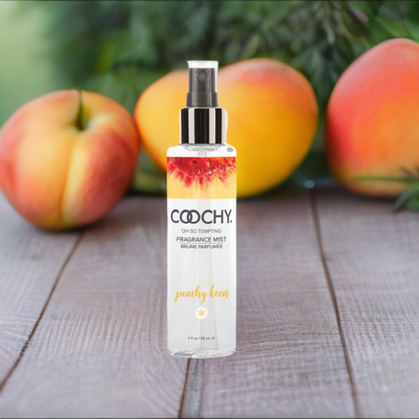 Classic Brands COOCHY Oh So Tempting Peachy Keen Fragrance Mist - 118ml - Extreme Toyz Singapore - https://extremetoyz.com.sg - Sex Toys and Lingerie Online Store - Bondage Gear / Vibrators / Electrosex Toys / Wireless Remote Control Vibes / Sexy Lingerie and Role Play / BDSM / Dungeon Furnitures / Dildos and Strap Ons &nbsp;/ Anal and Prostate Massagers / Anal Douche and Cleaning Aide / Delay Sprays and Gels / Lubricants and more...