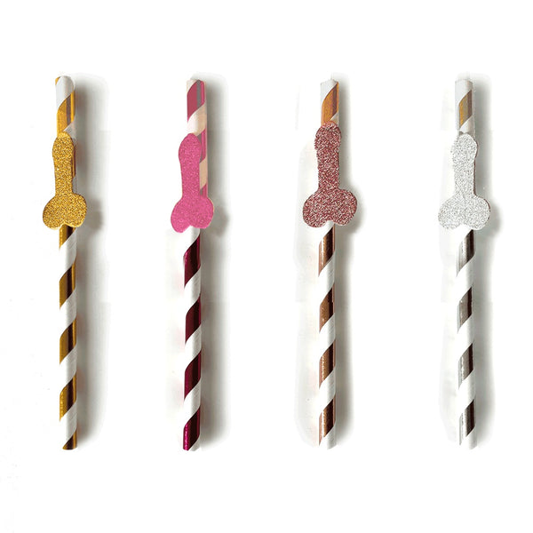 Little Genie Glitterati Penis Cocktail Straws - Extreme Toyz Singapore - https://extremetoyz.com.sg - Sex Toys and Lingerie Online Store - Bondage Gear / Vibrators / Electrosex Toys / Wireless Remote Control Vibes / Sexy Lingerie and Role Play / BDSM / Dungeon Furnitures / Dildos and Strap Ons &nbsp;/ Anal and Prostate Massagers / Anal Douche and Cleaning Aide / Delay Sprays and Gels / Lubricants and more...