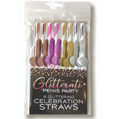 Little Genie Glitterati Penis Cocktail Straws - Extreme Toyz Singapore - https://extremetoyz.com.sg - Sex Toys and Lingerie Online Store - Bondage Gear / Vibrators / Electrosex Toys / Wireless Remote Control Vibes / Sexy Lingerie and Role Play / BDSM / Dungeon Furnitures / Dildos and Strap Ons &nbsp;/ Anal and Prostate Massagers / Anal Douche and Cleaning Aide / Delay Sprays and Gels / Lubricants and more...