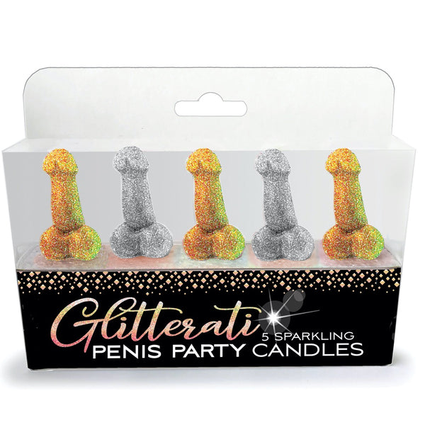 Little Genie Glitterati Penis Party Candles - Extreme Toyz Singapore - https://extremetoyz.com.sg - Sex Toys and Lingerie Online Store - Bondage Gear / Vibrators / Electrosex Toys / Wireless Remote Control Vibes / Sexy Lingerie and Role Play / BDSM / Dungeon Furnitures / Dildos and Strap Ons &nbsp;/ Anal and Prostate Massagers / Anal Douche and Cleaning Aide / Delay Sprays and Gels / Lubricants and more...