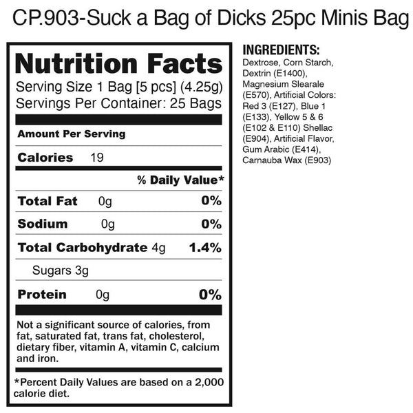 Little Genie Suck a Bag of Dicks! - Bag of 25 - Extreme Toyz Singapore - https://extremetoyz.com.sg - Sex Toys and Lingerie Online Store - Bondage Gear / Vibrators / Electrosex Toys / Wireless Remote Control Vibes / Sexy Lingerie and Role Play / BDSM / Dungeon Furnitures / Dildos and Strap Ons &nbsp;/ Anal and Prostate Massagers / Anal Douche and Cleaning Aide / Delay Sprays and Gels / Lubricants and more...