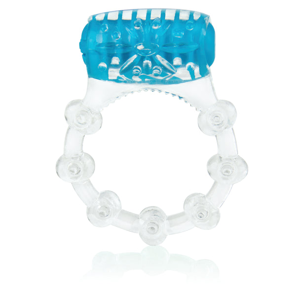 ColorPop Quickie Vibrating Cock Ring - Blue
