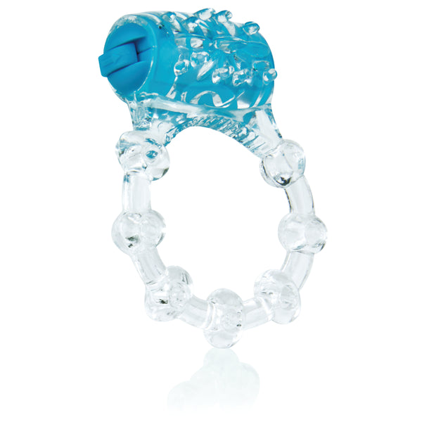 ColorPop Quickie Vibrating Cock Ring - Blue