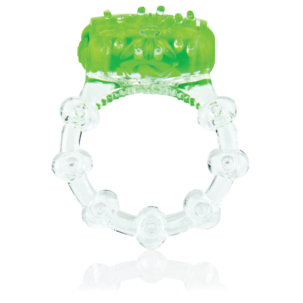 ColorPop Quickie Vibrating Cock Ring - Green
