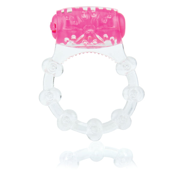 ColorPop Quickie Vibrating Cock Ring - Pink