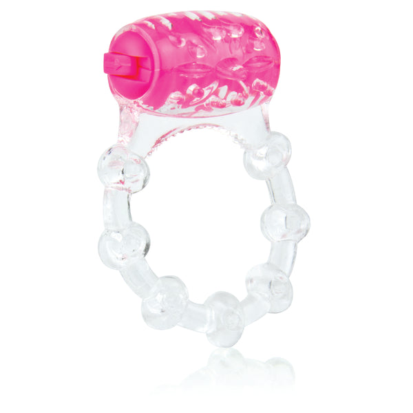 ColorPop Quickie Vibrating Cock Ring - Pink