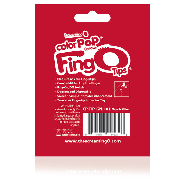 ColorPoP FingO Tips Finger Vibe - Green