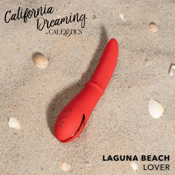 CalExotics California Dreaming Laguna Beach Lover Flickering Rechargeable Vibrator - Extreme Toyz Singapore - https://extremetoyz.com.sg - Sex Toys and Lingerie Online Store