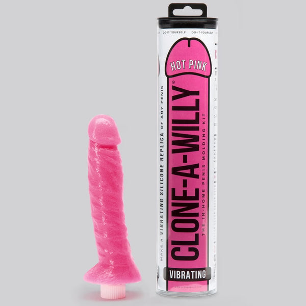 DIY Homemade Vibrating Dildo Clone Kit - Hot Pink