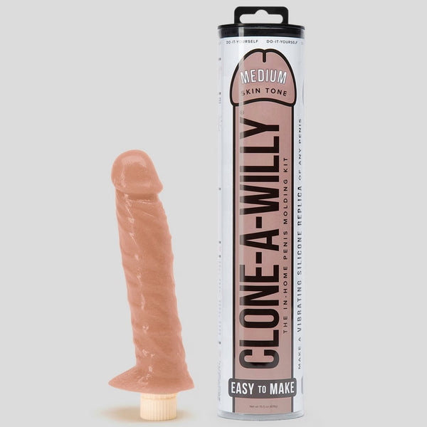 DIY Homemade Vibrating Dildo Clone Kit - Medium Skin Tone