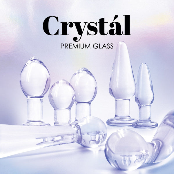 NS Novelties Crystal Premium Glass Anal Plug - Large - Extreme Toyz Singapore - https://extremetoyz.com.sg - Sex Toys and Lingerie Online Store - Bondage Gear / Vibrators / Electrosex Toys / Wireless Remote Control Vibes / Sexy Lingerie and Role Play / BDSM / Dungeon Furnitures / Dildos and Strap Ons / Anal and Prostate Massagers / Anal Douche and Cleaning Aide / Delay Sprays and Gels / Lubricants and more...