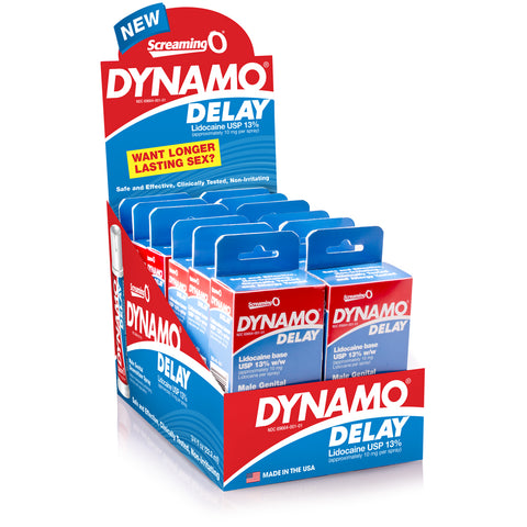 Dynamo Delay Male Genital Desensitizer Spray - 12 Pack