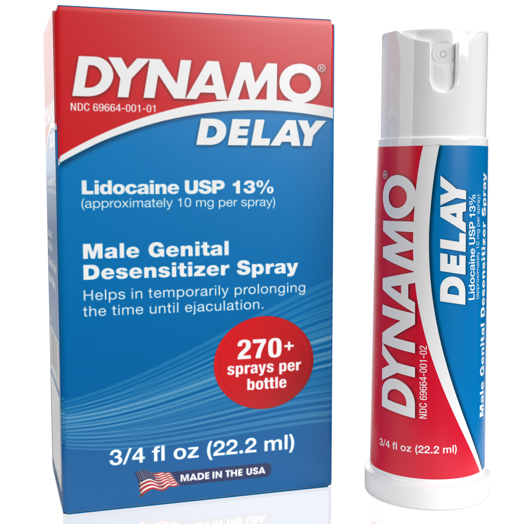 Dynamo Delay Male Genital Desensitizer Spray - 22.2ml