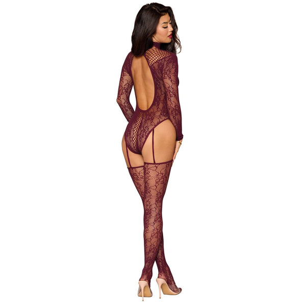 Cherry Lacquer Teddy Bodystocking