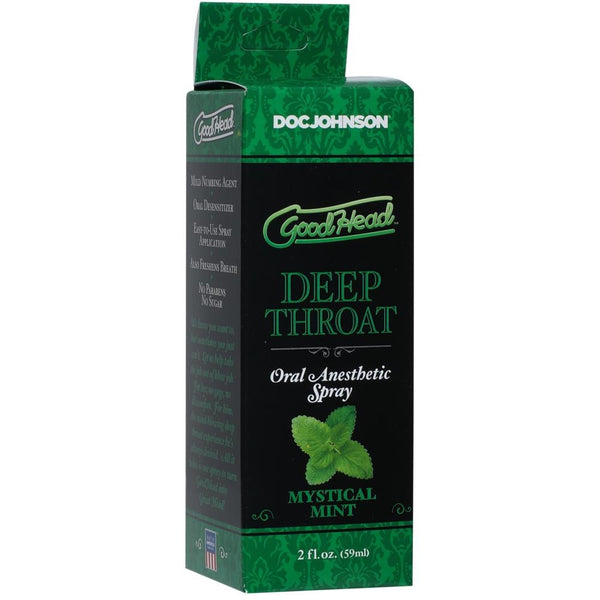 GoodHead Deep Throat Oral Anesthetic Spray - Mystical Mint